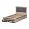 Baxton Studio Pandora Grey and Brown 2-Drawer Twin Size Storage Platform Bed 141-7960 - alternate 3